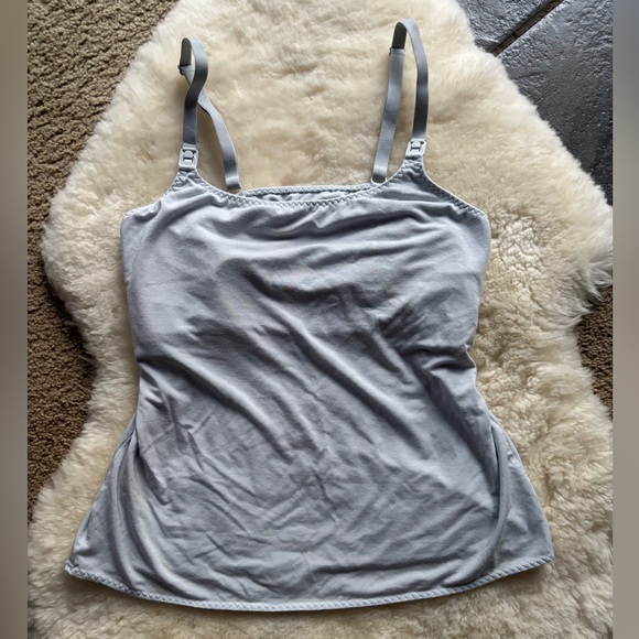 STORQ Soft Touch Nursing Tank in FOG size M - Picture 2 of 4